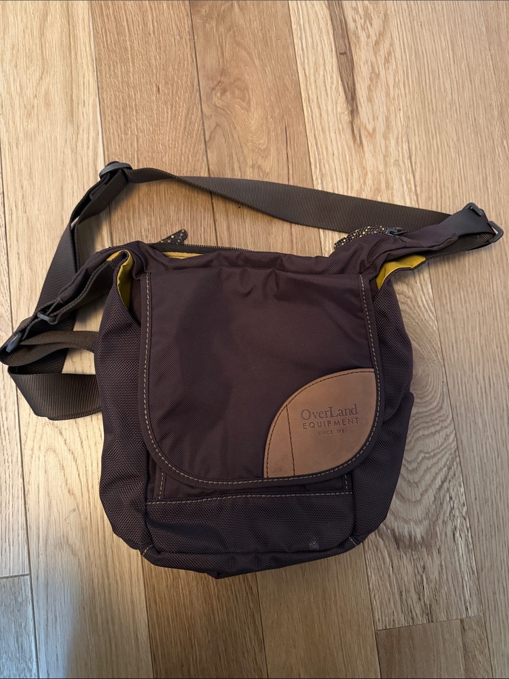 Brown Crossbody Messenger Bag - Great for travel
